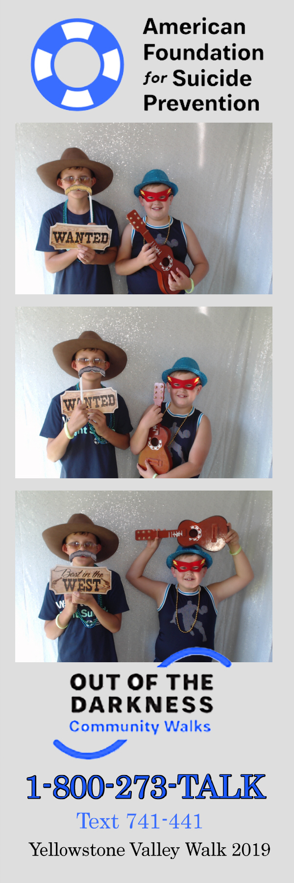 Out of the Darkness Walk 2019 | View more photos from the event at gallery.photoboothbillings.com/u/PhotoBoothBillings/Out-of-the-Darkness-Walk-2019